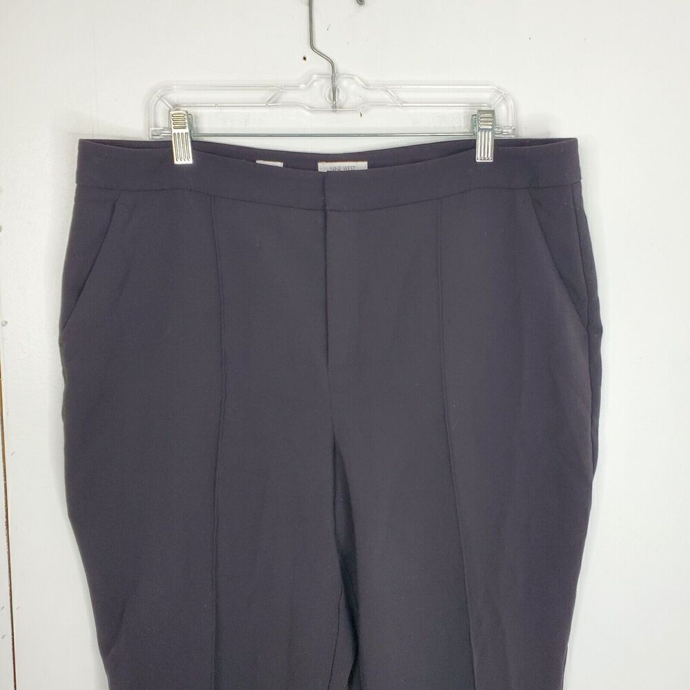 Nine West Wide Leg Pants Career Office Professional Trousers WOmens 18 Interview - Picture 3 of 11